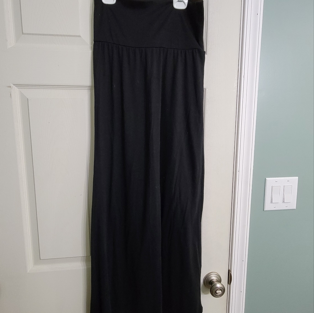 Mossimo Supply Co. Casual Skirt: Black Solid Bottoms - Size Small